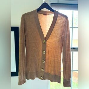 Preloved Tory Burch • Simone Cardigan in Camel